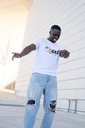New T-shirt Vegas Lifestyle blanc